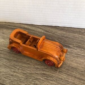 Vtg Massimo Dutti Wooden Advertising Car